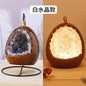 Rock crystal dinosaur egg night light | xixicrystal.com