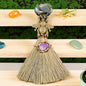 Rock crystal love magic broom scepter | xixicrystal.com