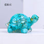 Rock crystal Crushed Stone Resin Turtle | xixicrystal.com